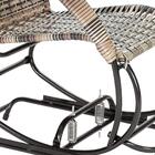 Conjunto2 Cadeira Balanço Com Mola Texas Fibra Sintetica Vara