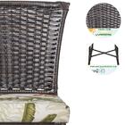 Conjunto2 Cadeiras Turquia Pedra Ferro A04 Fibra Trama Fechada