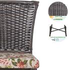 Conjunto2 Cadeiras Turquia Pedra Ferro A19 Fibra Trama Fechada