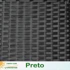 Conjunto2 Espreguiçadeira Bogotá E 1 Puff Preto Colmeia Para