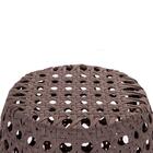 Conjunto2 Puff Colmeia Cacau Para Piscina Área Lazer Em Alumi