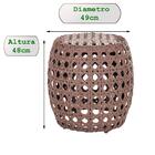 Conjunto2 Puff Colmeia Goiaba Estonado Para Piscina Área Laze