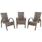 Conjunto3 Cadeiras Napoli Argila Fibra Sintetica