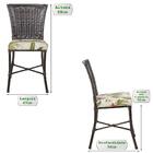 Conjunto3 Cadeiras Turquia Pedra Ferro A04 Fibra Trama Fechada