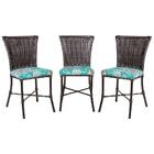 Conjunto3 Cadeiras Turquia Pedra Ferro A22 Fibra Trama Fechada