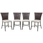 Conjunto4 Cadeiras Turquia Pedra Ferro A34 Fibra Trama Fechada