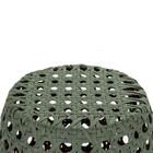 Conjunto4 Puff Colmeia Verde Estonado Para Piscina Área Lazer