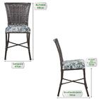 Conjunto5 Cadeiras Turquia Pedra Ferro A06 Fibra Trama Fechada