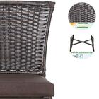 Conjunto6 Cadeiras Turquia Pedra Ferro A21 Fibra Trama Fechada