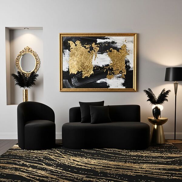 Conjunto 01 Poltrona + Sofá Curvo Orgânico Nature Gaia Suede