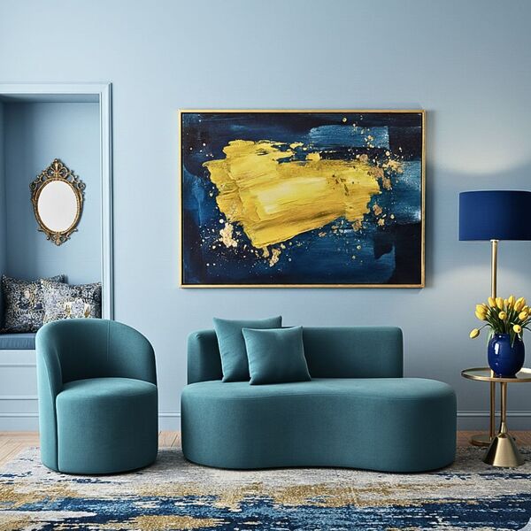 Conjunto 01 Poltrona + Sofá Curvo Orgânico Nature Gaia Suede