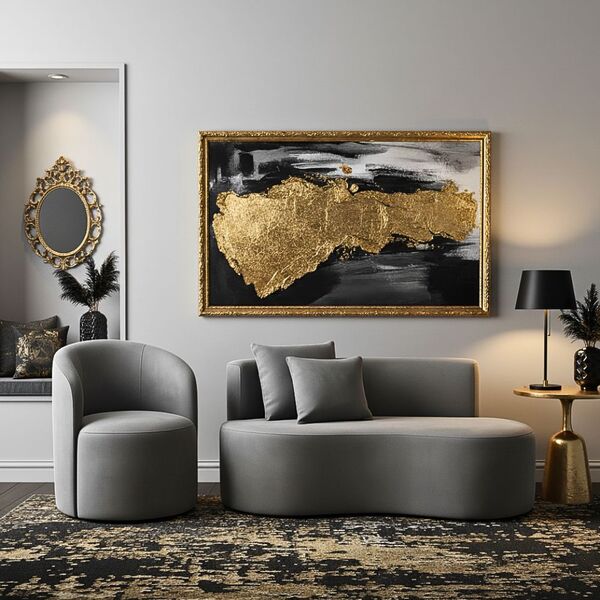 Conjunto 01 Poltrona + Sofá Curvo Orgânico Nature Gaia Suede