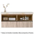 Conjunto 02 Balcoes Para Banheiro Sem Tampo Mdf Kali Cj14