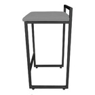 Conjunto 02 Banquetas Alta Lavinia Suede Base Preto D03 - D'r