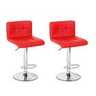 Conjunto 02 Banquetas Gomos Couro Pu Regulagem De Altura - Ve