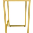 Conjunto 02 Banquetas Pietra Suede Base Dourado D03 - D'rossi