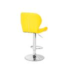 Conjunto 02 Banquetas Slim Couro Pu Regulagem De Altura - Ama