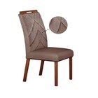 Conjunto 02 Cadeiras De Madeira Para Sala De Jantar Larissa F