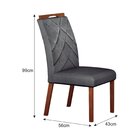 Conjunto 02 Cadeiras De Madeira Para Sala De Jantar Larissa F