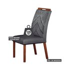 Conjunto 02 Cadeiras De Madeira Para Sala De Jantar Larissa F