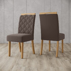 Conjunto 02 Cadeiras Estofadas Bella Henn