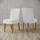 Conjunto 02 Cadeiras Estofadas Carina Henn