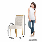 Conjunto 02 Cadeiras Estofadas Carina Henn