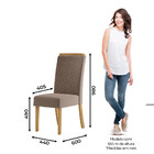 Conjunto 02 Cadeiras Estofadas Malu Henn