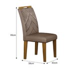 Conjunto 02 Cadeiras Para Sala De Jantar Larissa Freijó