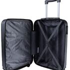 Conjunto 02 Malas De Viagem E Bordo Pequena E Grande Em Abs I