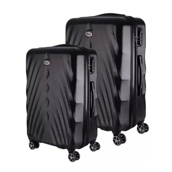 Conjunto 02 Malas Ika De Viagem Média E Grande Giro 360º Em A