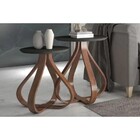 Conjunto 02 Mesas Alice E 01 Mesa Bella Cor Preto Decoração