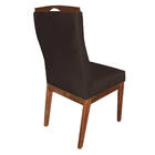 Conjunto 03 Cadeiras Para Sala De Jantar Ricco Estofada Madei