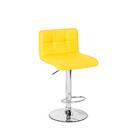 Conjunto 04 Banquetas Gomos Couro Pu Regulagem De Altura - Am