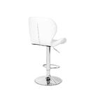 Conjunto 04 Banquetas Slim Couro Pu Regulagem De Altura - Bra