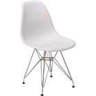 Conjunto 04 Cadeiras Charles Eames Eiffel Base Metal Design -