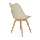 Conjunto 04 Cadeiras Eames Wood Leda Design - Nude