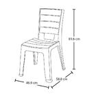 Conjunto 04 Cadeiras Plástica Baru Rimax