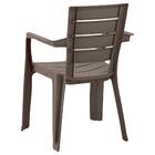 Conjunto 04 Cadeiras Plástica Com Braços Baru Rimax