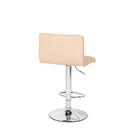 Conjunto 05 Banquetas Gomos Couro Pu Regulagem De Altura - Nu