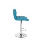 Conjunto 05 Banquetas Gomos Couro Pu Regulagem De Altura - Tu