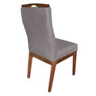 Conjunto 05 Cadeiras Para Sala De Jantar Ricco Estofada Madei