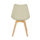 Conjunto 06 Cadeiras Eames Wood Leda Design - Nude