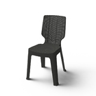 Conjunto 06 Cadeiras T-chair Brown Keter