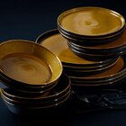 Conjunto 06 Prato Fundo Stoneware 19,5 Cm Neo Âmbar Porto Bra