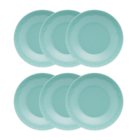 Conjunto 06 Pratos Fundos 21cm Mia Orvalho - Oxford