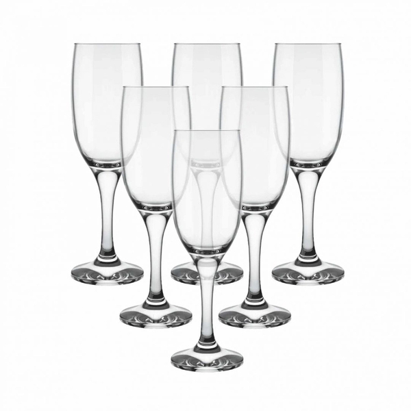 Conjunto 06 Taças Champanhe 250ml Premium Full Fit