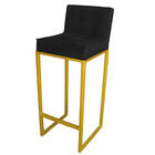 Conjunto 08 Banquetas Alta Lunna Assento Tecido Sintético Pre