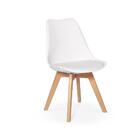Conjunto 08 Cadeiras Eames Wood Leda Design - Branca