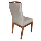 Conjunto 08 Cadeiras Para Sala De Jantar Ricco Estofada Madei